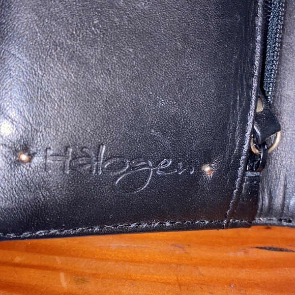 Halogen small leather wallet 7x3; EUC - Picture 3 of 4